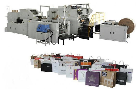 Automatic Roll-Feeding Paper Bag Machine