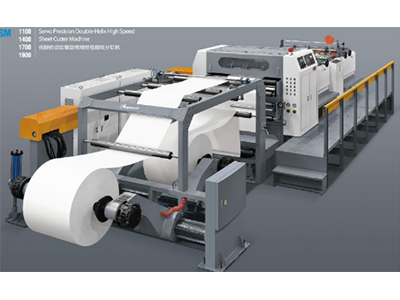 Paper roll cutting machine